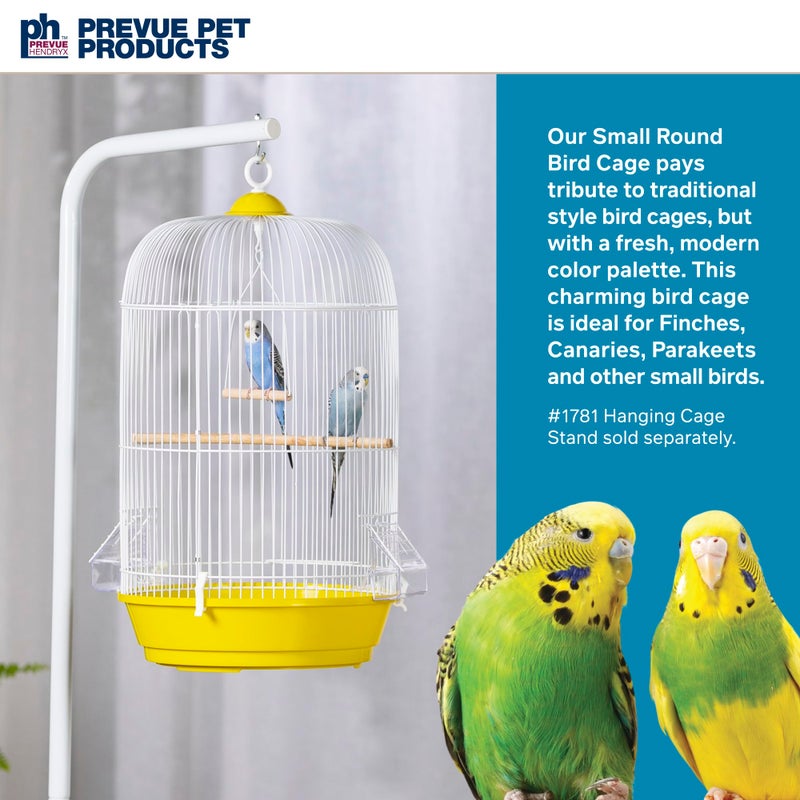 PH Prevue Hendryx Prevue Hendryx SP31999Y Classic Round Bird Cage, Yellow - Image 2